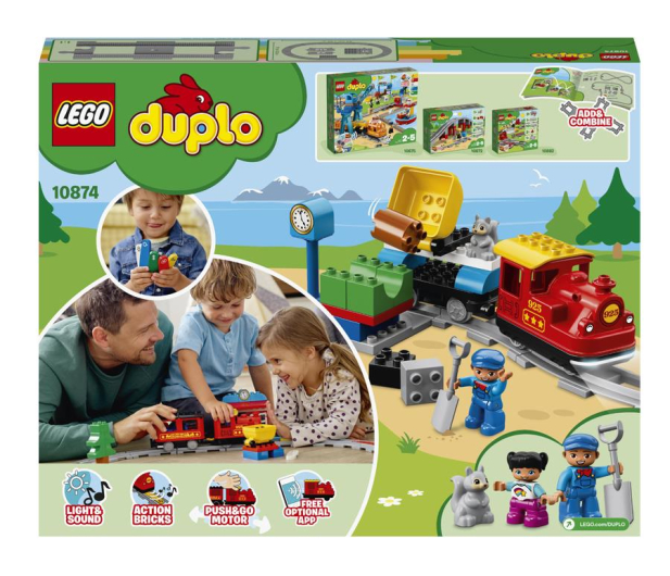 LEGO Outlet DUPLO Town 10874 Pociąg parowy - 1557138 - zdjęcie 8